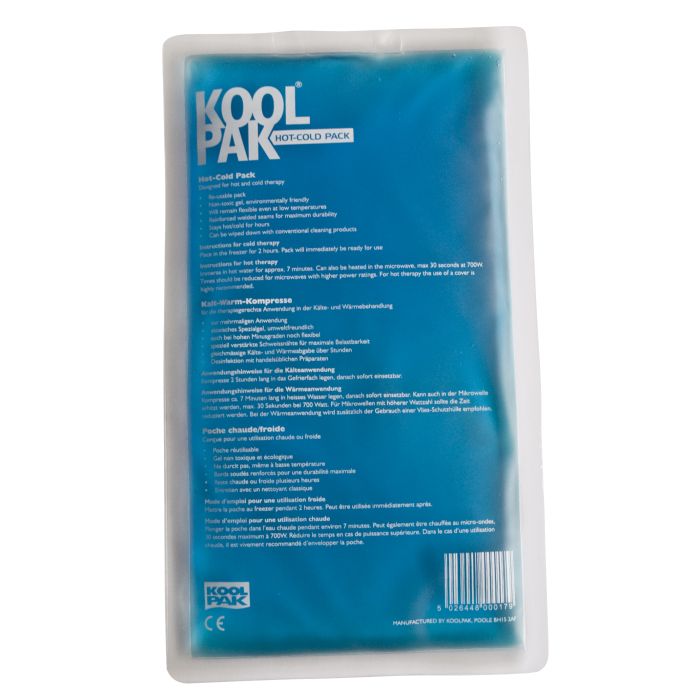Koolpak Reusable Hot and Cold Pack (16cm x 28cm) Health and Care